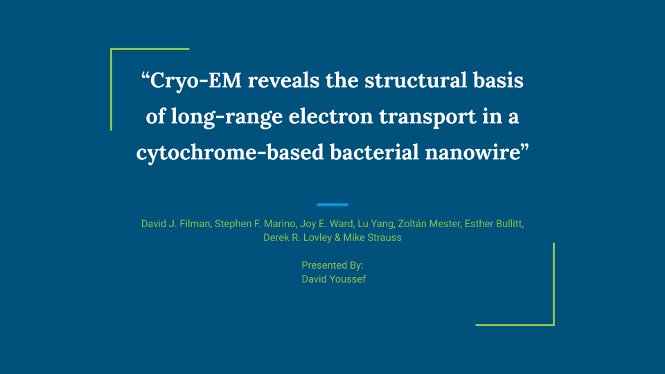 Cryo-EM first presentation slide