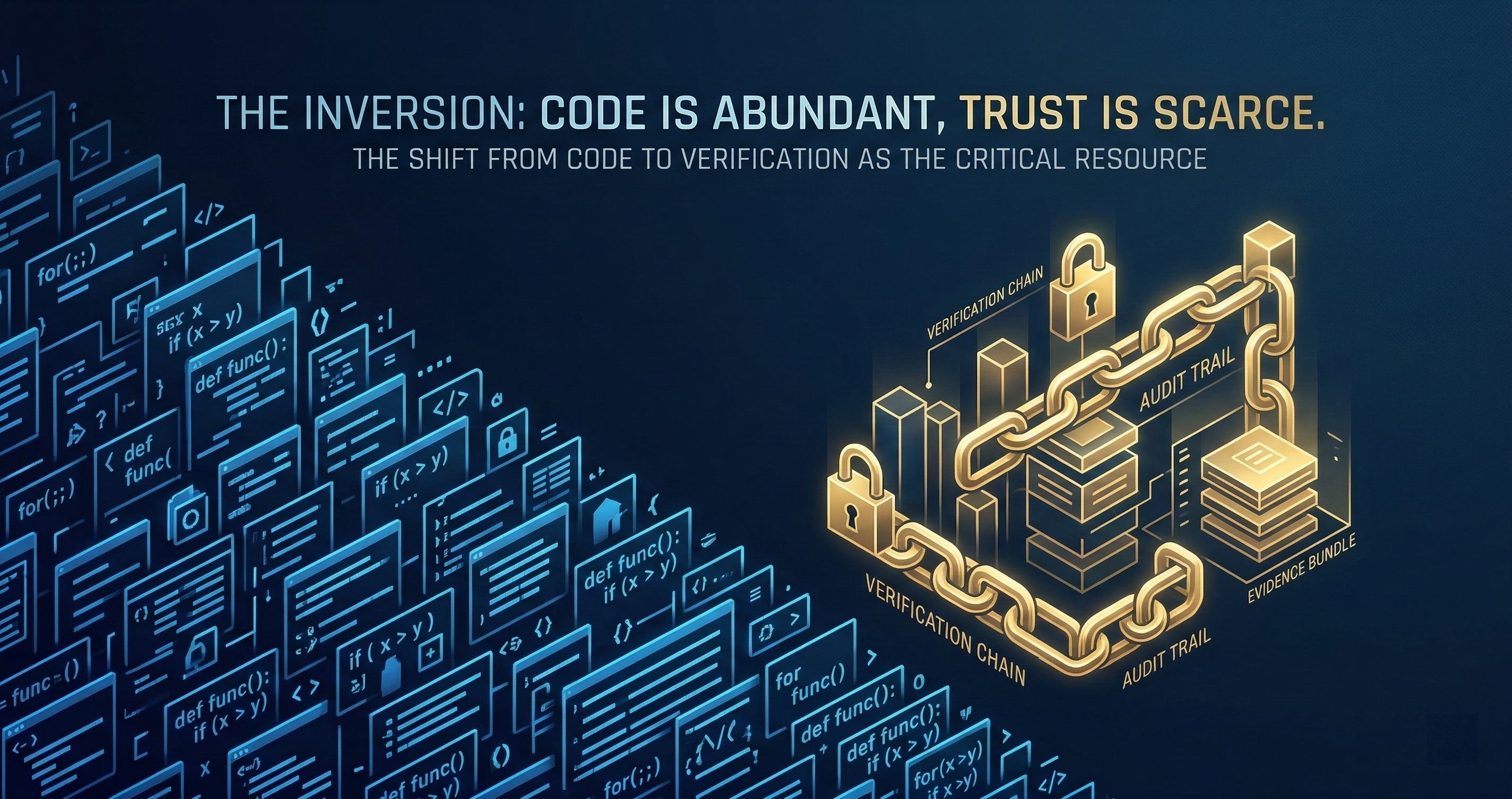 AI Makes Code Cheap. It Makes Trust Expensive.