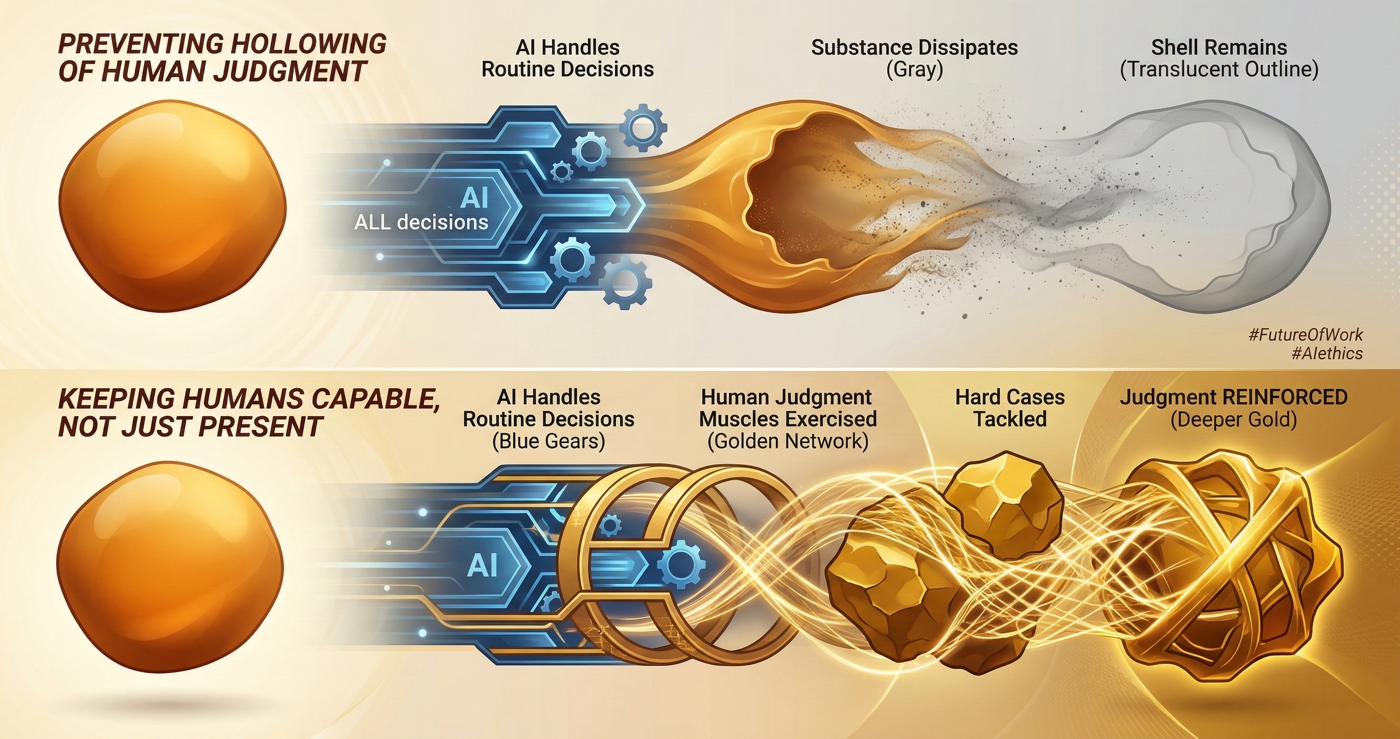 Anti-Hollowing: Why AI Governance Must Preserve Human Judgment